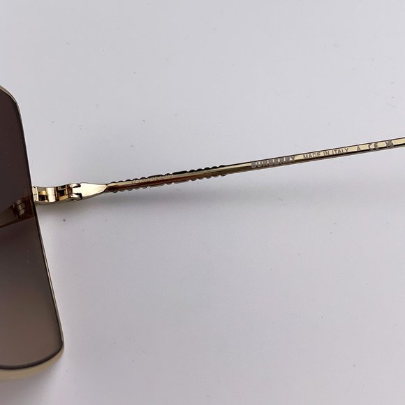 ? Burberry BE3133 DAPHNE 110913 Sunglasses Gold Brown Square Women main image 9